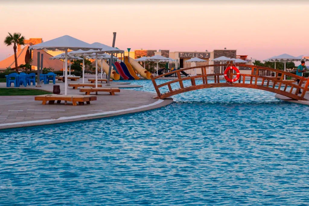 Hotel New Eagles Aqua Park resort i Hurghada, Egypt - Billede 4