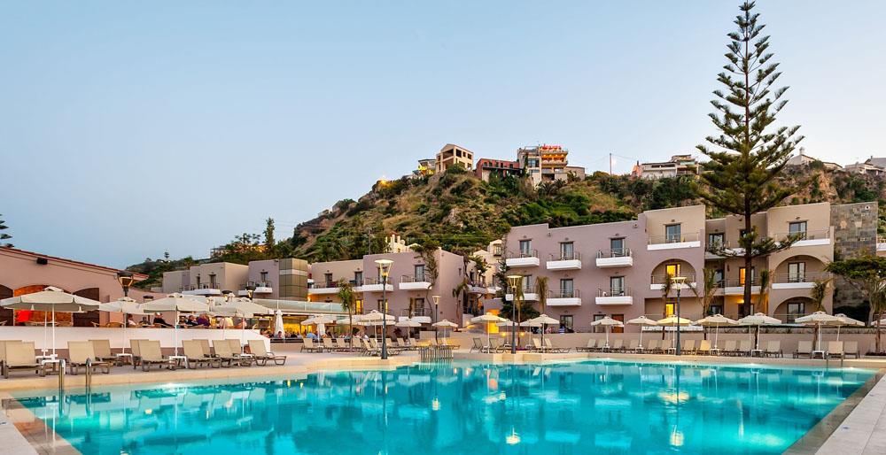 Hotel Porto Platanias Village i Crete, Greece - Billede 2
