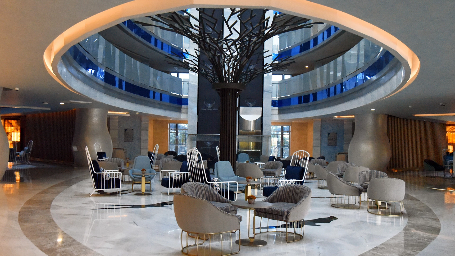Lobby på Hotel Royal Wings Hotel i Antalya, Turkiet - Billede 4