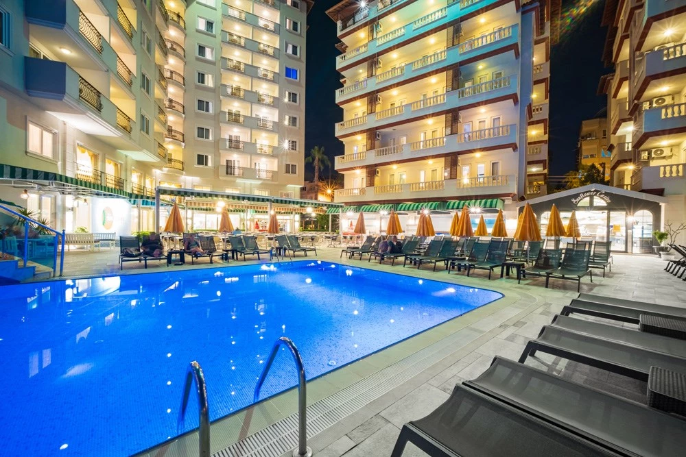 Hotel Villa Sun Flower Hotel i Antalya, Turkiet 